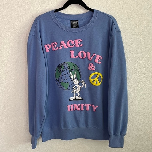 Warner Bros. Sweaters - Looney Tunes Oversized Bugs Bunny Sweater